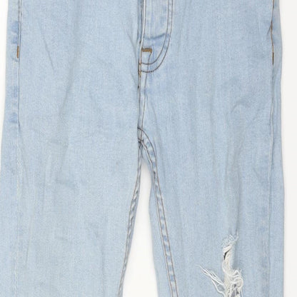 Denim & Co. Mens Blue Cotton Skinny Jeans Size 28 in L30 in Regular Button