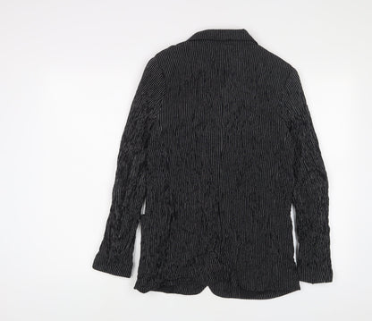 Womens UK Size 8 H&M Black Jacket
