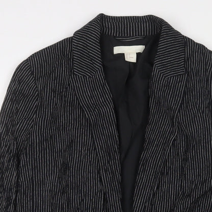 Womens UK Size 8 H&M Black Jacket