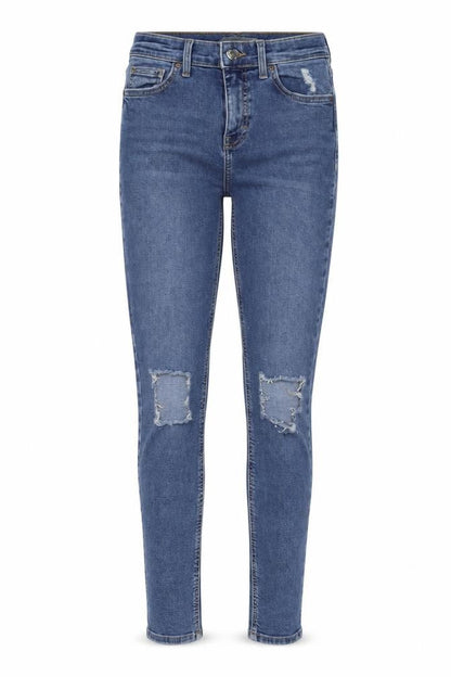 Womens UK Size 26 in Topshop Regular Fit Skinny Blue Jeans