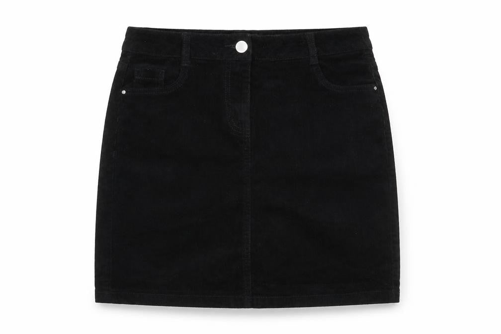 Womens UK Size 8 Dorothy Perkins A-Line Corduroy Skirt