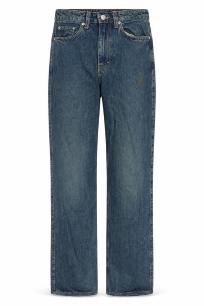 Womens UK Size 26 in Weekday Regular Fit Straight Blue Jeans