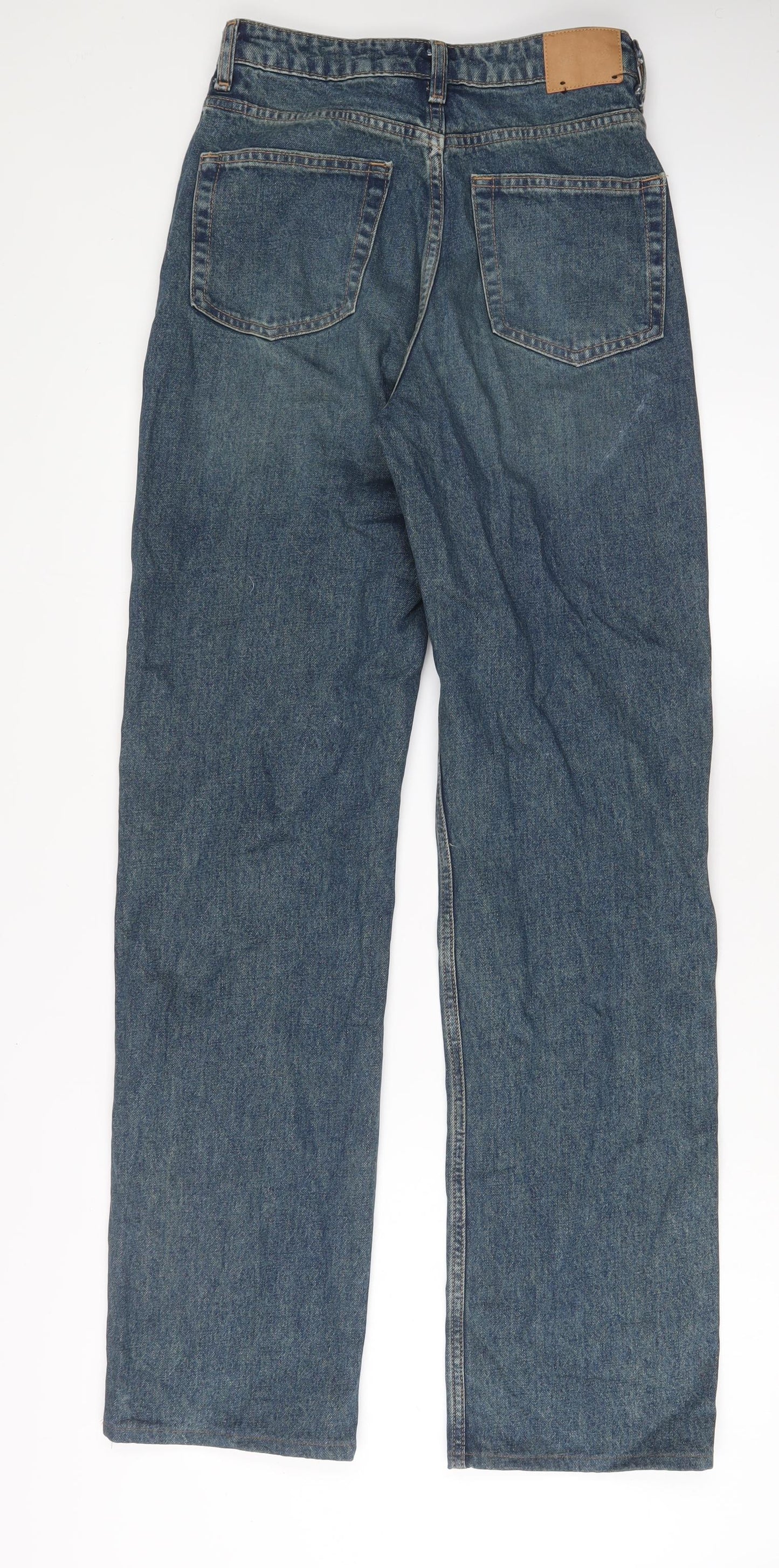 Womens UK Size 26 in Weekday Regular Fit Straight Blue Jeans