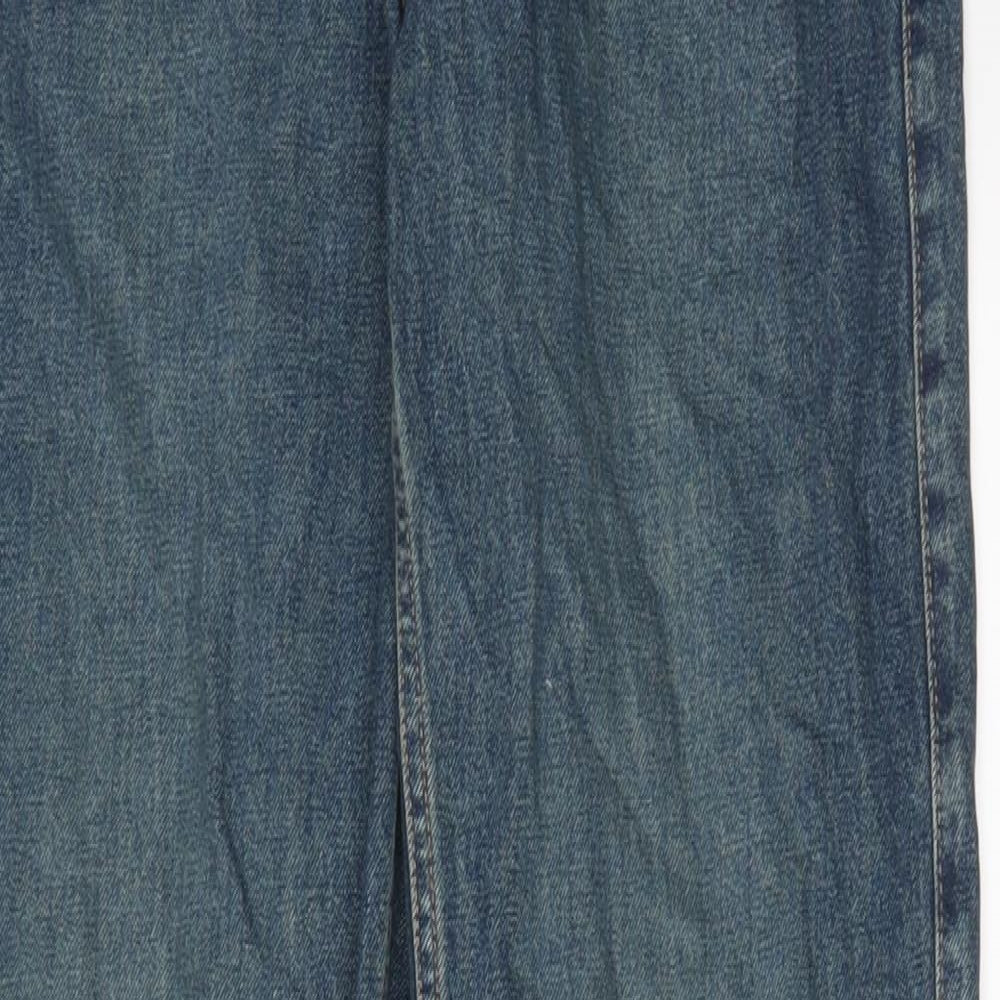 Womens UK Size 26 in Weekday Regular Fit Straight Blue Jeans