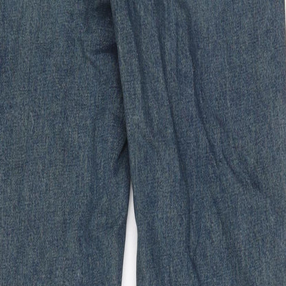 Womens UK Size 26 in Weekday Regular Fit Straight Blue Jeans