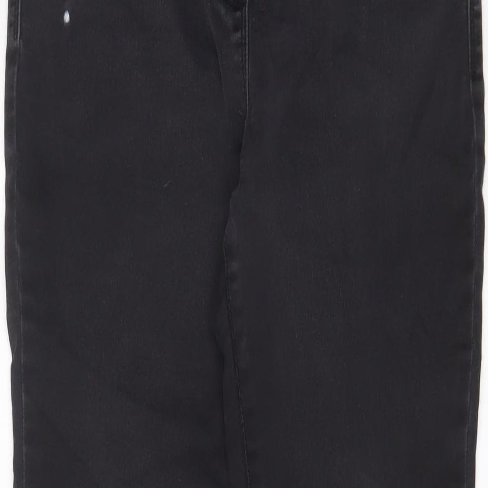 M&Co Womens Grey Cotton Jegging Jeans Size 12 L26 in Regular