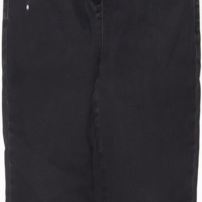 M&Co Womens Grey Cotton Jegging Jeans Size 12 L26 in Regular