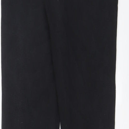 Denim & Co. Womens Black Cotton Skinny Jeans Size 12 L29 in Regular Zip