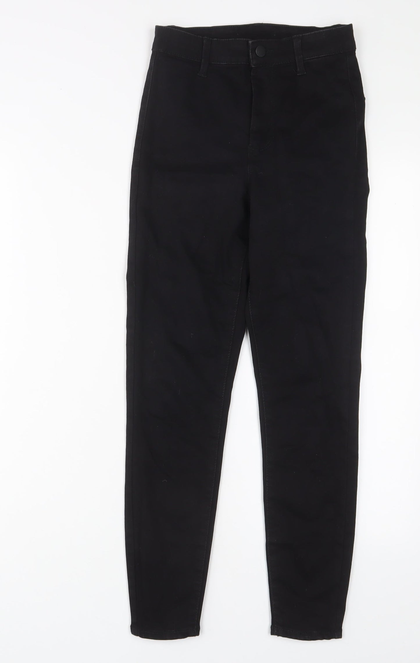 Denim & Co. Womens Black Cotton Skinny Jeans Size 6 L24 in Regular Zip