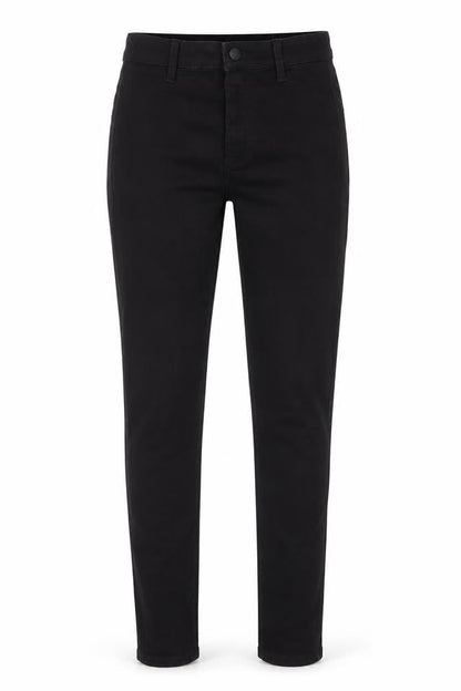 Denim & Co. Womens Black Cotton Skinny Jeans Size 6 L24 in Regular Zip