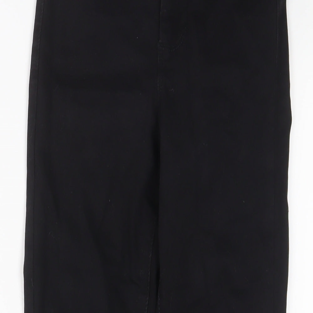 Denim & Co. Womens Black Cotton Skinny Jeans Size 6 L24 in Regular Zip