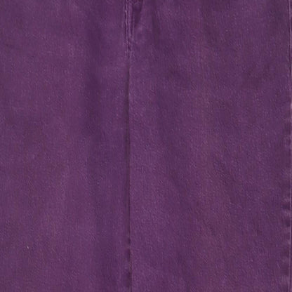 St. John's Bay Womens Purple Cotton Tapered Jeans Size 12 L29 in Regular Zip