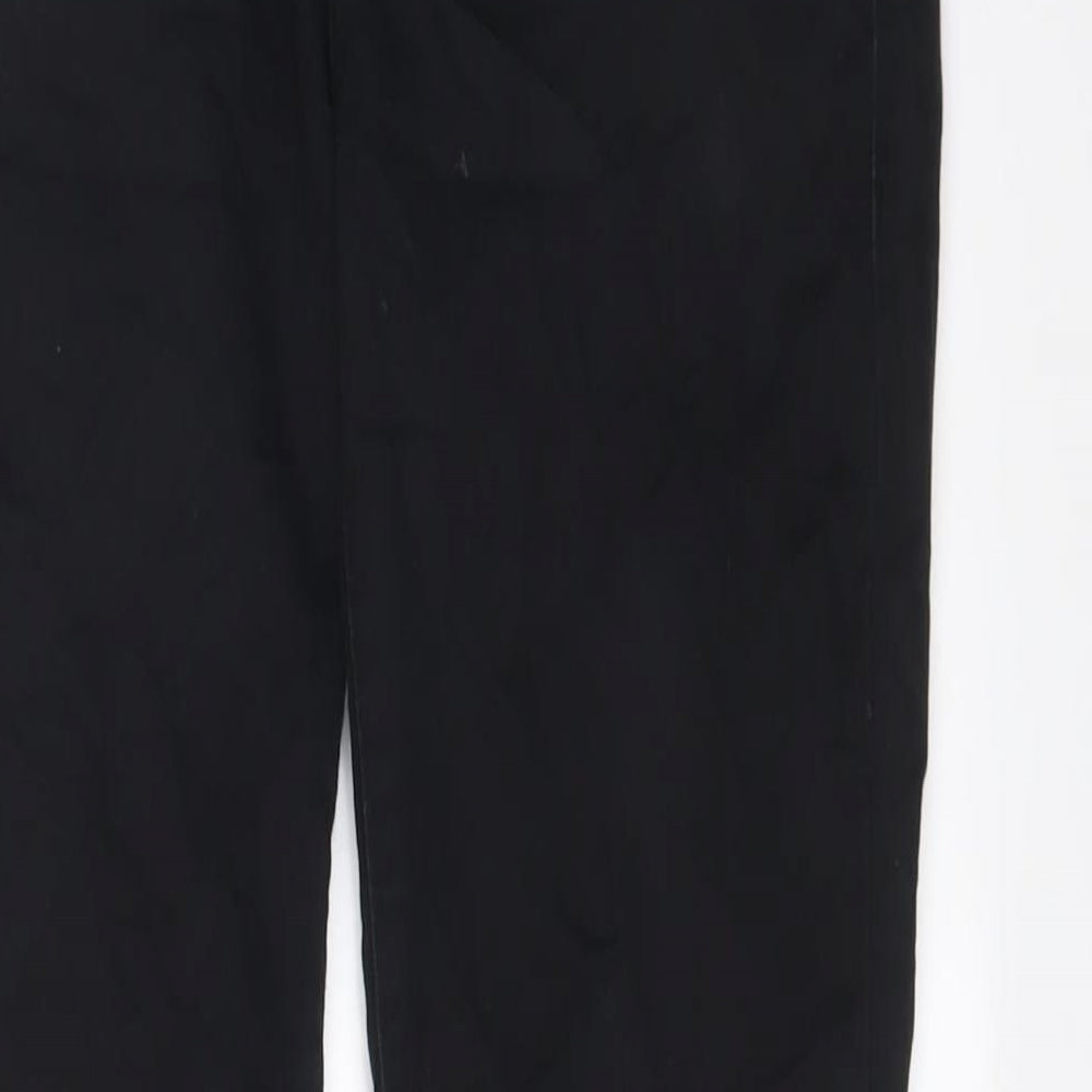 YESYES Womens Black Cotton Skinny Jeans Size 10 L29 in Regular Zip