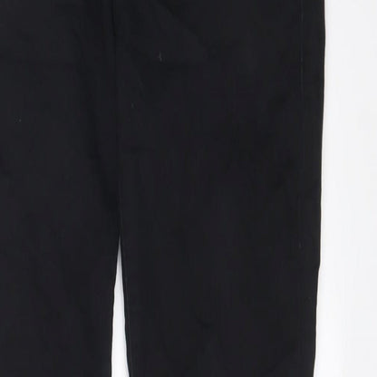 YESYES Womens Black Cotton Skinny Jeans Size 10 L29 in Regular Zip