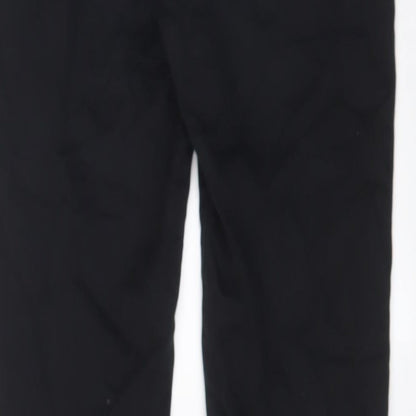 YESYES Womens Black Cotton Skinny Jeans Size 10 L29 in Regular Zip