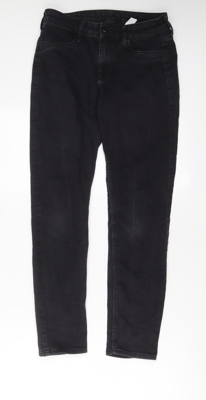 Womens UK Size 26 in H&M Regular Fit Skinny Black Jeans