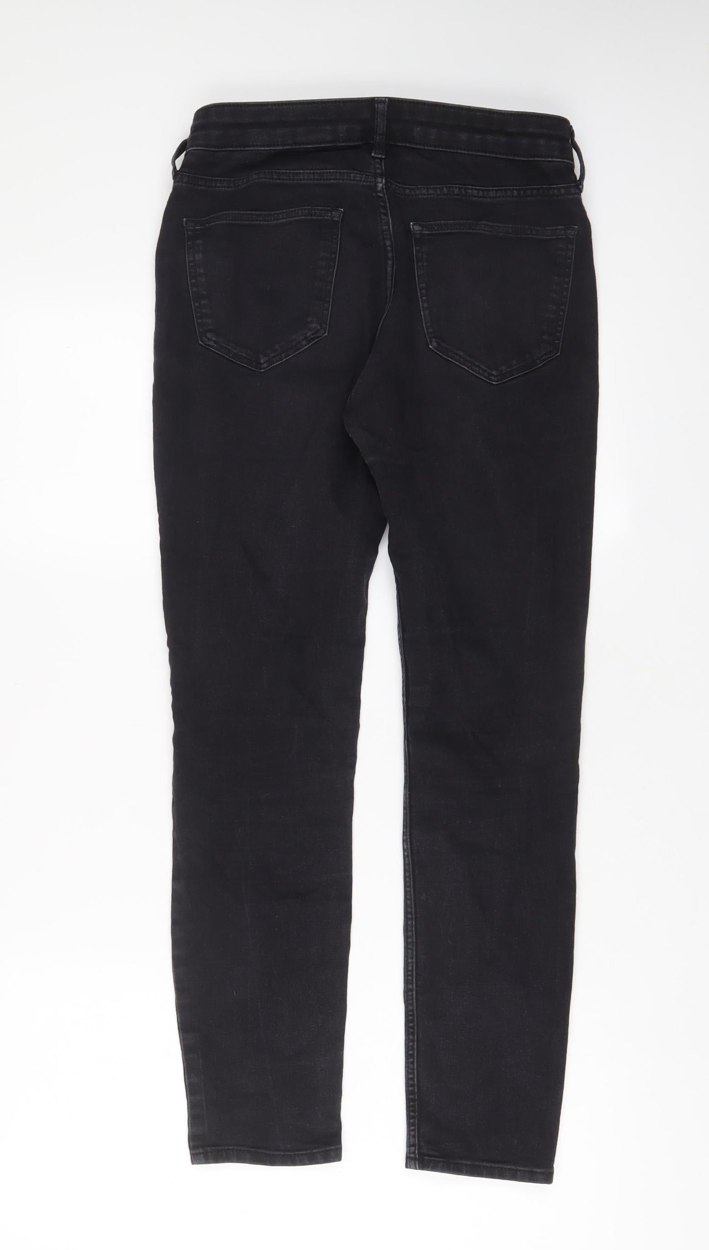 Womens UK Size 26 in H&M Regular Fit Skinny Black Jeans