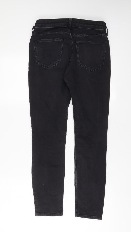 Womens UK Size 26 in H&M Regular Fit Skinny Black Jeans