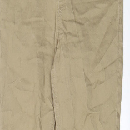Womens UK Size 10 Marks and Spencer Regular Fit Jegging Beige Jeans