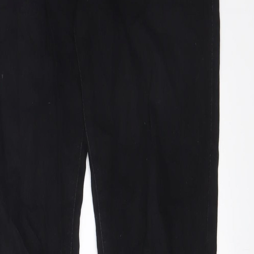 New Look Womens Black Cotton Skinny Jeans Size 12 L30 in Regular Zip