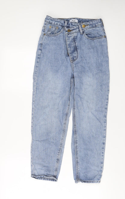 M.CC Womens Blue Cotton Straight Jeans Size 24 in L23 in Regular Button
