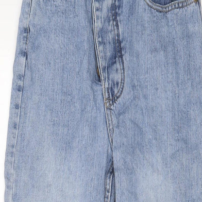 M.CC Womens Blue Cotton Straight Jeans Size 24 in L23 in Regular Button