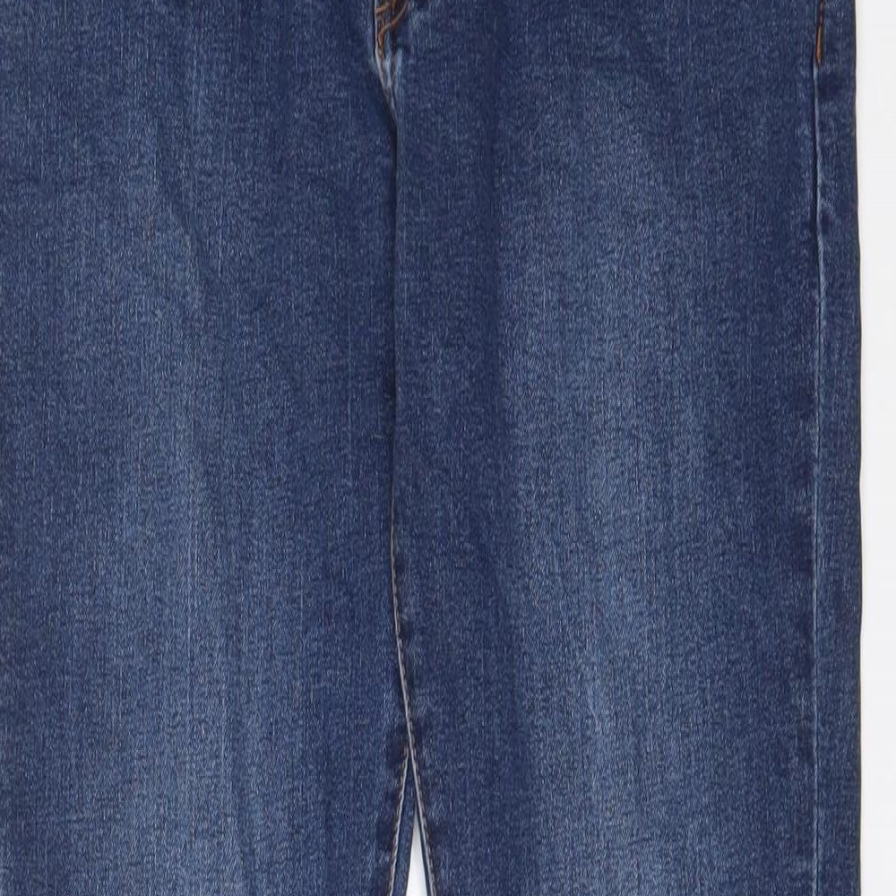 H&M Mens Blue Cotton Skinny Jeans Size 32 in L32 in Regular Zip