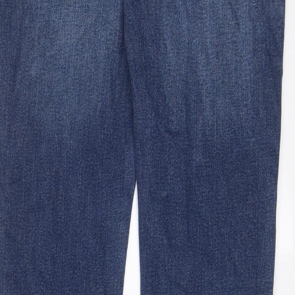 H&M Mens Blue Cotton Skinny Jeans Size 32 in L32 in Regular Zip