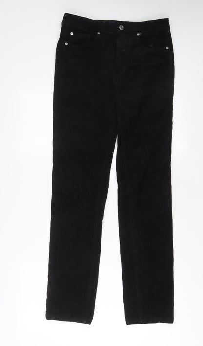 Womens UK Size 12 Marks and Spencer Regular Fit  Black Trousers