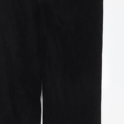 Womens UK Size 12 Marks and Spencer Regular Fit  Black Trousers