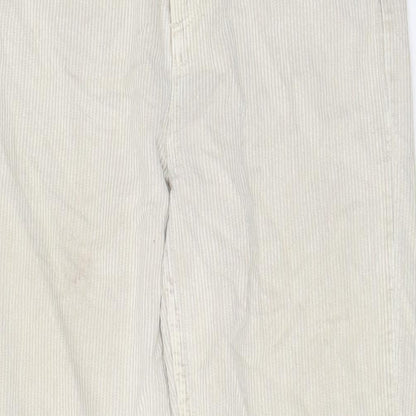 BDG Womens Beige Cotton Trousers Size 29 in L32 in Regular Zip