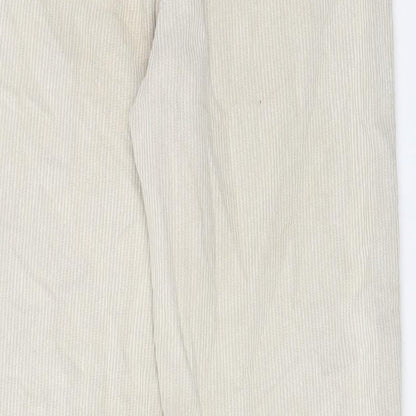 BDG Womens Beige Cotton Trousers Size 29 in L32 in Regular Zip