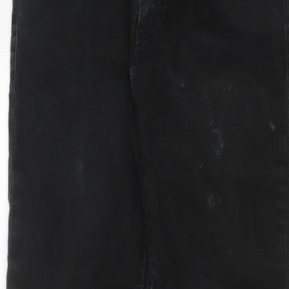 Levi's Mens Black Cotton Straight Jeans Size 28 in L30 in Regular Zip