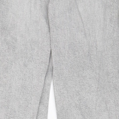 Topman Mens Grey Cotton Straight Jeans Size 32 in L32 in Regular Button