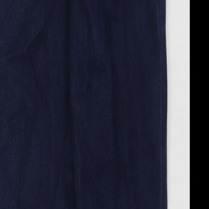 Half Womens Blue Cotton Straight Jeans Size 29 in L30 in Regular Zip