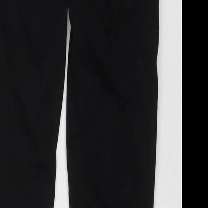 Denim & Co. Womens Black Cotton Skinny Jeans Size 14 L26 in Regular Zip