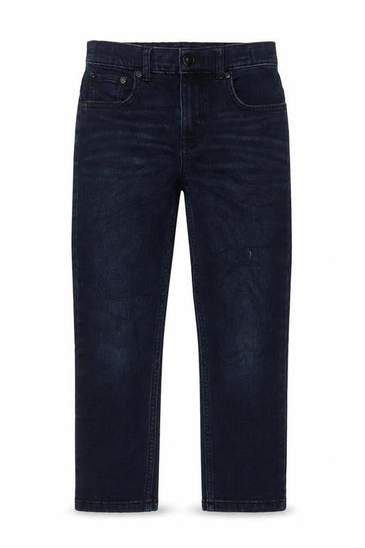 TU Boys Blue Cotton Skinny Jeans Size 9 Months L21 in Regular Zip