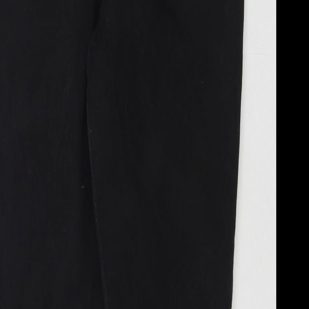 Denim & Co. Womens Black Cotton Skinny Jeans Size 14 L25 in Regular Zip