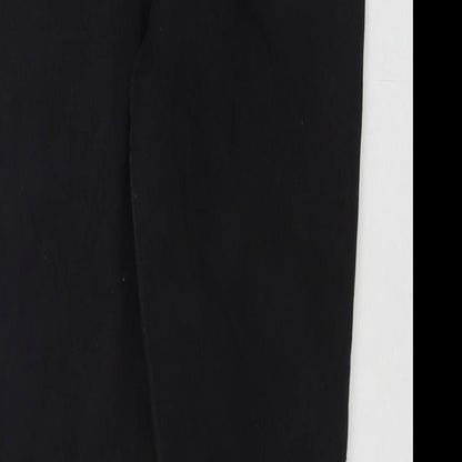 Denim & Co. Womens Black Cotton Skinny Jeans Size 14 L25 in Regular Zip