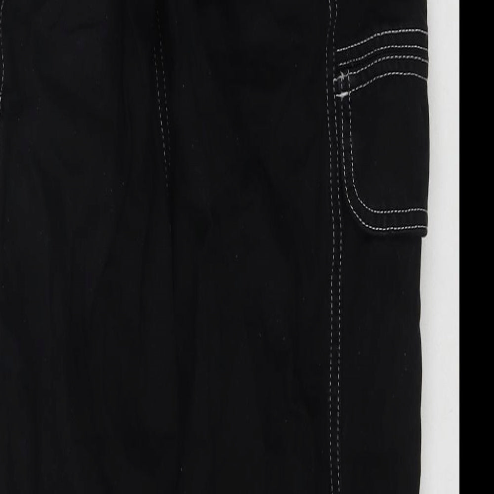 BDG Womens Black Cotton Straight Jeans Size 24 in L30 in Regular Zip - Cargo Style