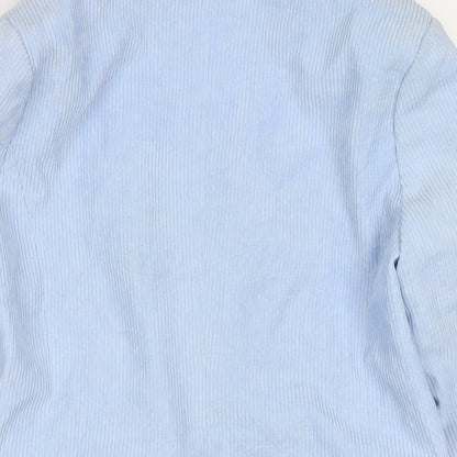 IVIVI Womens Blue Jacket Blazer Size S Button
