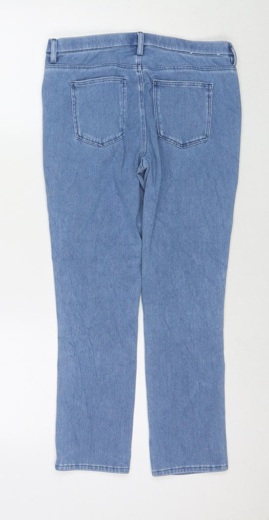 Uniqlo Womens Black Cotton Jegging Jeans Size M L24 in Regular