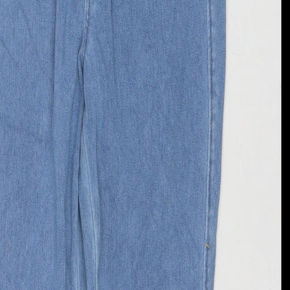 Uniqlo Womens Black Cotton Jegging Jeans Size M L24 in Regular