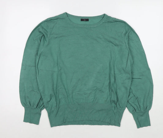 Womens UK Size 18 M&Co Green Pullover Jumper