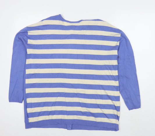 Womens UK Size S Masai Blue Cardigan Jumper