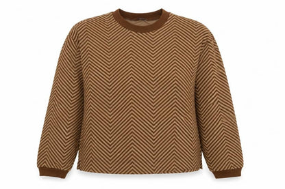 Womens UK Size 14 Marks and Spencer Brown Pullover Jumper