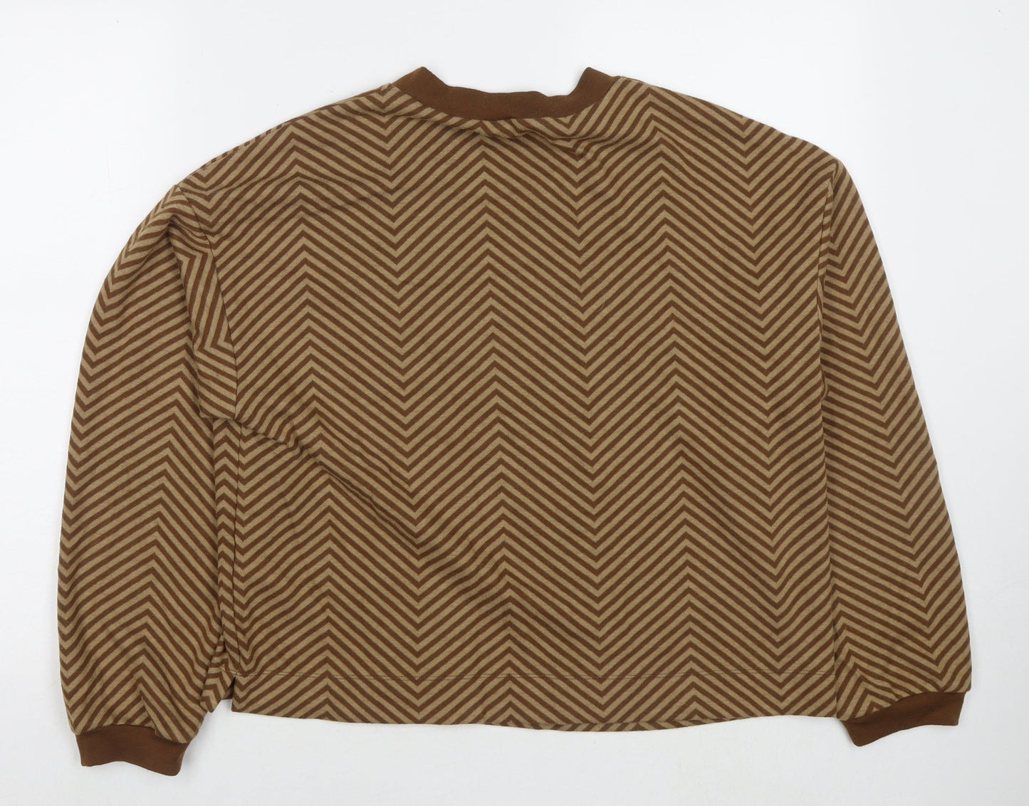 Womens UK Size 14 Marks and Spencer Brown Pullover Jumper