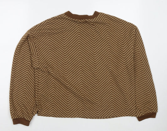 Womens UK Size 14 Marks and Spencer Brown Pullover Jumper