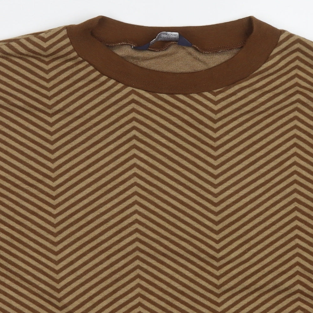 Womens UK Size 14 Marks and Spencer Brown Pullover Jumper
