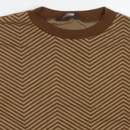 Womens UK Size 14 Marks and Spencer Brown Pullover Jumper